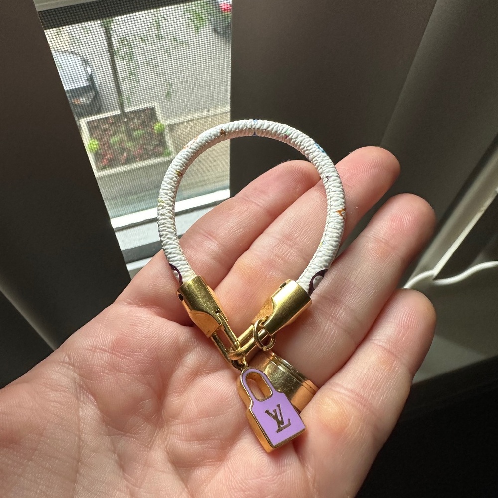 Louis Vuitton Murakami Leather Bracelet